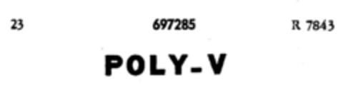 POLY-V Logo (DPMA, 13.04.1955)