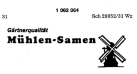 Gärtnerqualität Mühlen-Samen Logo (DPMA, 08/27/1982)