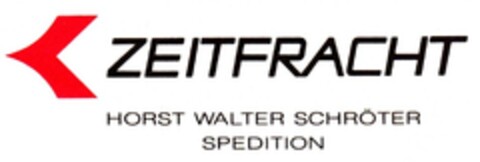 ZEITFRACHT HORST WALTER SCHRÖTER SPEDITION Logo (DPMA, 30.09.1986)