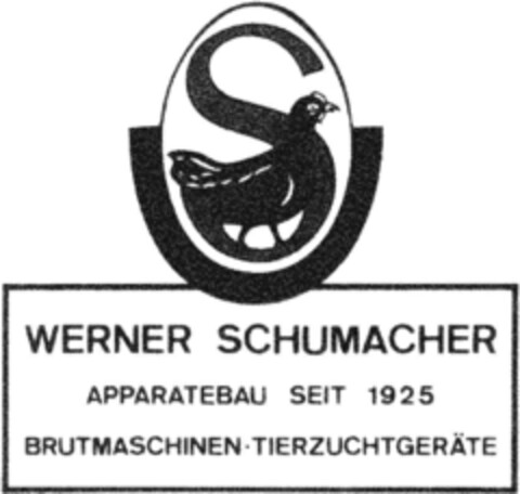 WERNER SCHUMACHER Logo (DPMA, 01/09/1991)