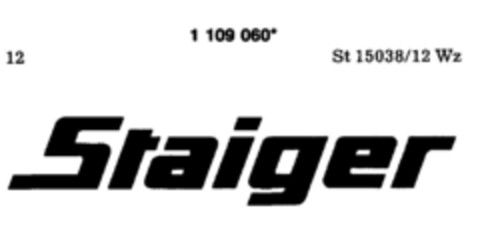 Staiger Logo (DPMA, 07.02.1987)