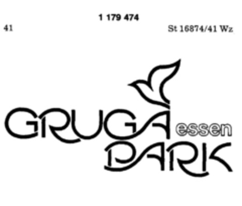 GRUGA PARK essen Logo (DPMA, 26.06.1990)