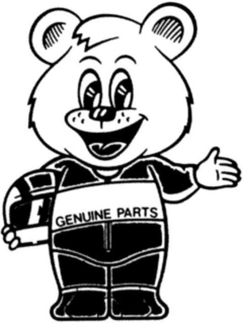 GENUINE PARTS Logo (DPMA, 13.03.1990)