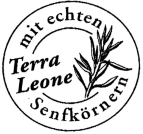 Terra Leone mit echten Senfkörnern Logo (DPMA, 01/31/2000)