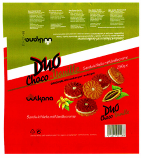 Duo Sandwichkeks mit Vanillecreme Logo (DPMA, 08.03.2000)