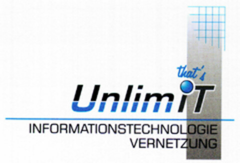 that's UnlimiT INFORMATIONSTECHNOLOGIE VERNETZUNG Logo (DPMA, 11.09.2000)