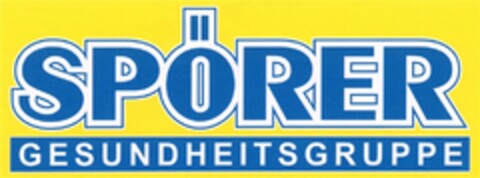 SPÖRER GESUNDHEITSGRUPPE Logo (DPMA, 09.07.2008)