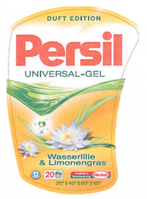 Persil UNIVERSAL-GEL Wasserlilie & Limonengras Logo (DPMA, 14.08.2008)