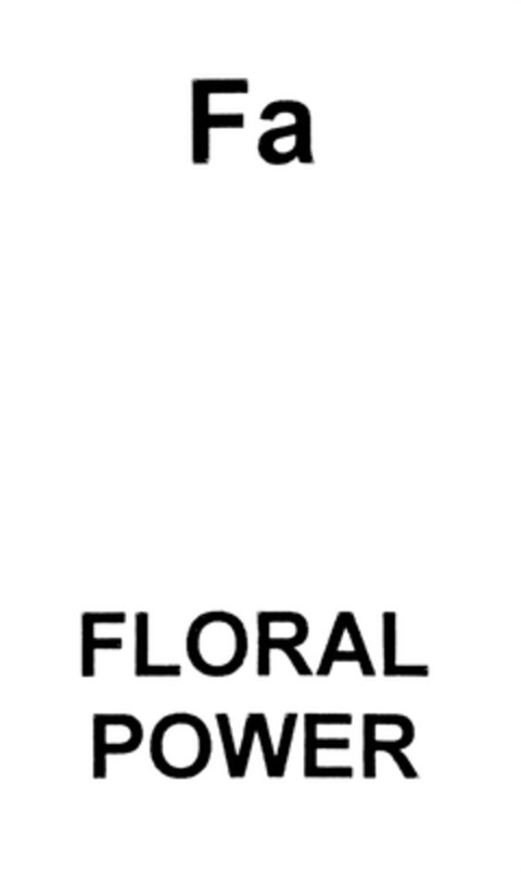 Fa FLORAL POWER Logo (DPMA, 10/24/2012)