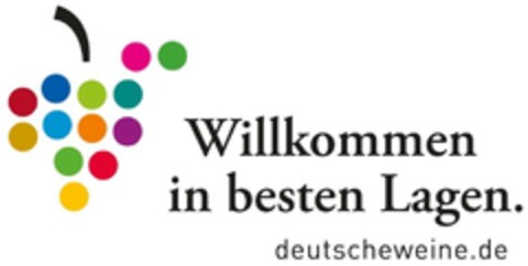 Willkommen in besten Lagen. deutscheweine.de Logo (DPMA, 21.07.2014)