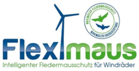 Fleximaus Intelligenter Fledermausschutz für Windräder Logo (DPMA, 09/30/2014)