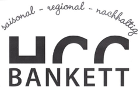 saisonal - regional - nachhaltig BANKETT Logo (DPMA, 24.09.2014)