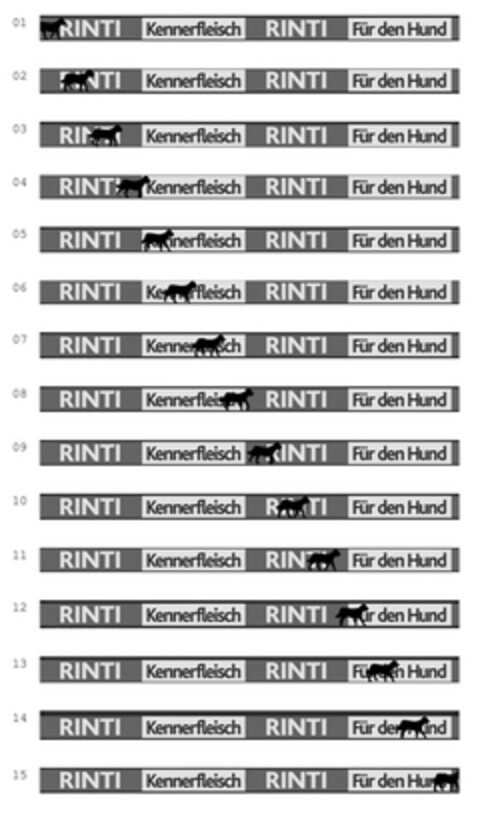 RINTI Kennerfleisch RINTI Für den Hund Logo (DPMA, 10.03.2017)