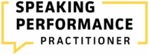 SPEAKING PERFORMANCE PRACTITIONER Logo (DPMA, 08.11.2021)