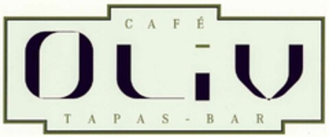 CAFE OLiV TAPAS-BAR Logo (DPMA, 11.12.2002)