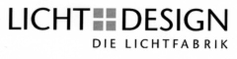 LICHT DESIGN DIE LICHTFABRIK Logo (DPMA, 13.12.2002)