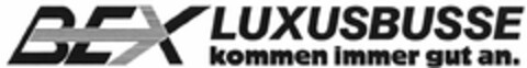 BEX LUXUSBUSSE kommen immer gut an. Logo (DPMA, 31.08.2004)