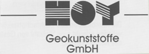 HOY Geokunststoffe GmbH Logo (DPMA, 08/31/2005)