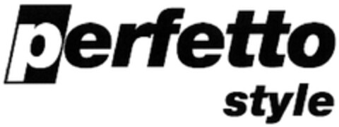 perfetto style Logo (DPMA, 26.04.2006)