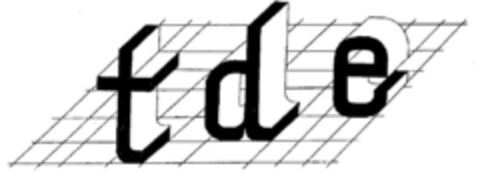 t d e Logo (DPMA, 10.02.1995)