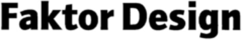 Faktor Design Logo (DPMA, 30.01.1996)