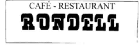 CAFE-RESTAURANT RONDELL Logo (DPMA, 17.12.1996)