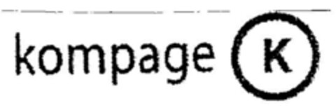 kompage K Logo (DPMA, 26.06.1998)