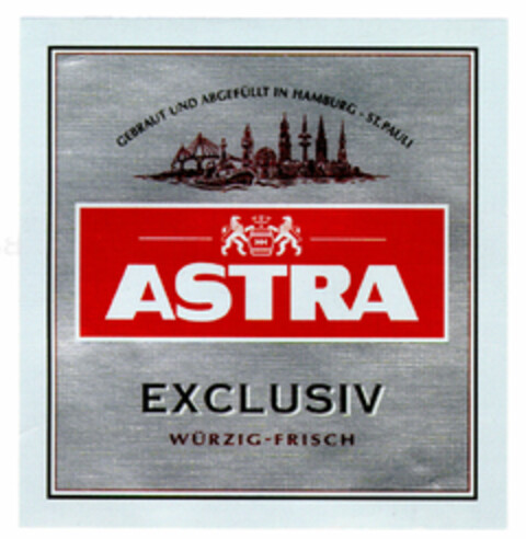 ASTRA EXCLUSIV WÜRZIG-FRISCH Logo (DPMA, 22.03.1999)