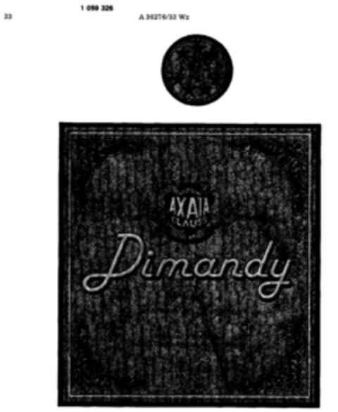Dimandy Logo (DPMA, 27.10.1982)