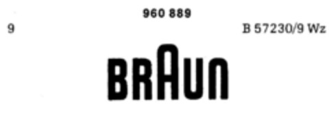 BRAUN Logo (DPMA, 19.11.1976)