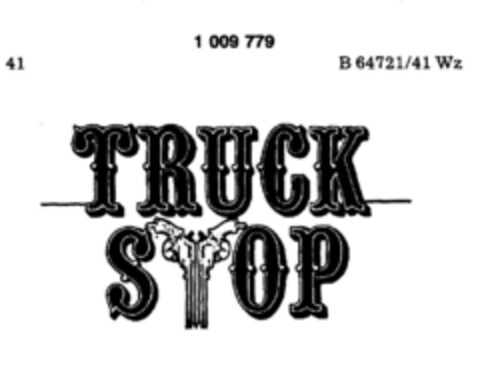 TRUCK STOP Logo (DPMA, 04.01.1980)