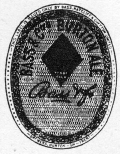 BASS COS BURTON ALE TRADE MARK Logo (DPMA, 23.08.1875)