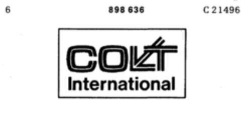 COLT International Logo (DPMA, 02.07.1971)