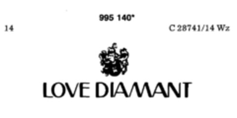 LOVE DIAMANT Logo (DPMA, 19.09.1979)