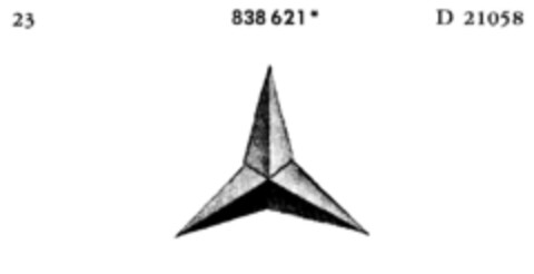 838621 Logo (DPMA, 09.06.1967)