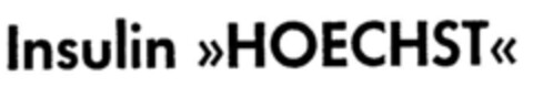 Insulin >>HOECHST<< Logo (DPMA, 13.12.1962)