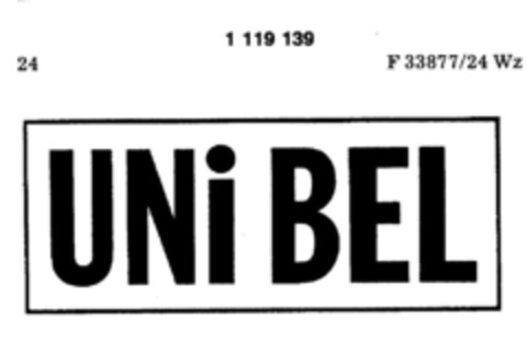 UNi BEL Logo (DPMA, 12.09.1985)