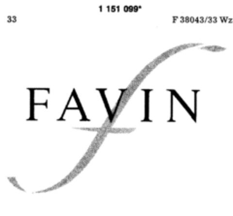 FAVIN Logo (DPMA, 30.10.1989)