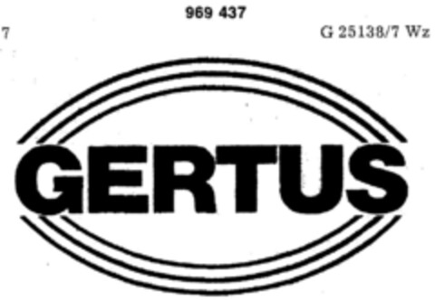 GERTUS Logo (DPMA, 02/25/1977)