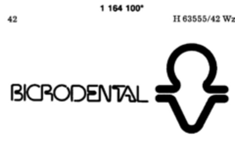 BICRODENTAL Logo (DPMA, 28.05.1990)