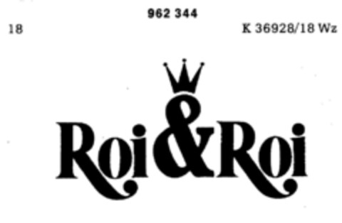 Roi&Roi Logo (DPMA, 07.11.1975)