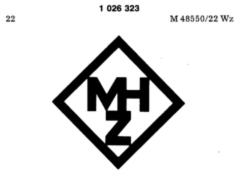 MHZ Logo (DPMA, 23.07.1980)