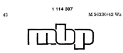mbp Logo (DPMA, 19.03.1985)