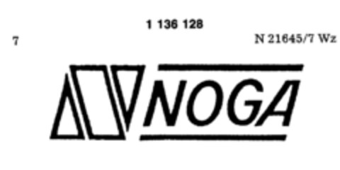 NOGA Logo (DPMA, 05/16/1988)