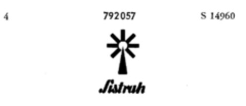 Sistrah Logo (DPMA, 14.06.1963)