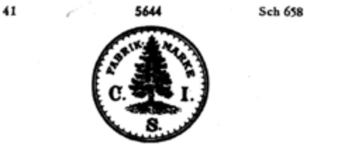 C.I.S. FABRIK MARKE Logo (DPMA, 17.12.1894)