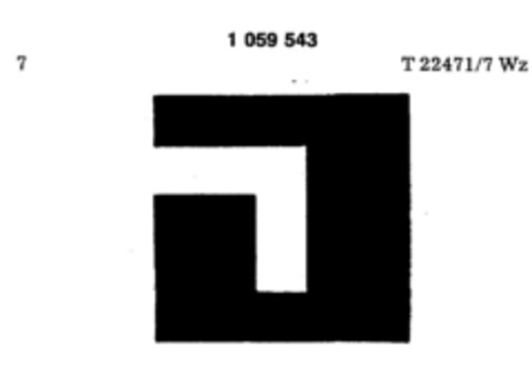 1059543 Logo (DPMA, 07.04.1983)