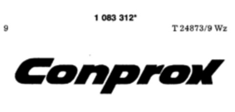 Conprox Logo (DPMA, 10.09.1985)