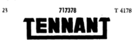 TENNANT Logo (DPMA, 23.06.1956)