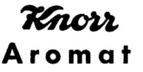 Knorr Aromat Logo (DPMA, 10/18/1954)